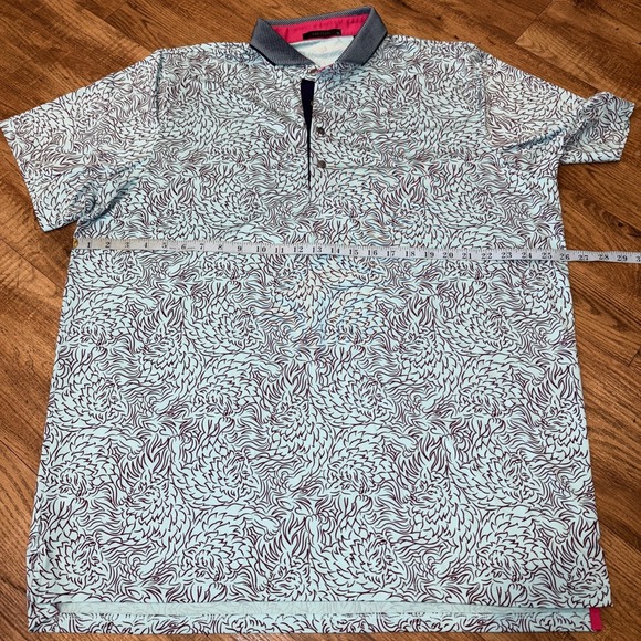 Greyson Den Of Thieves Polo Golf Shirt Size XL Daniel Island Club Logo Skytone - Picture 6 of 10